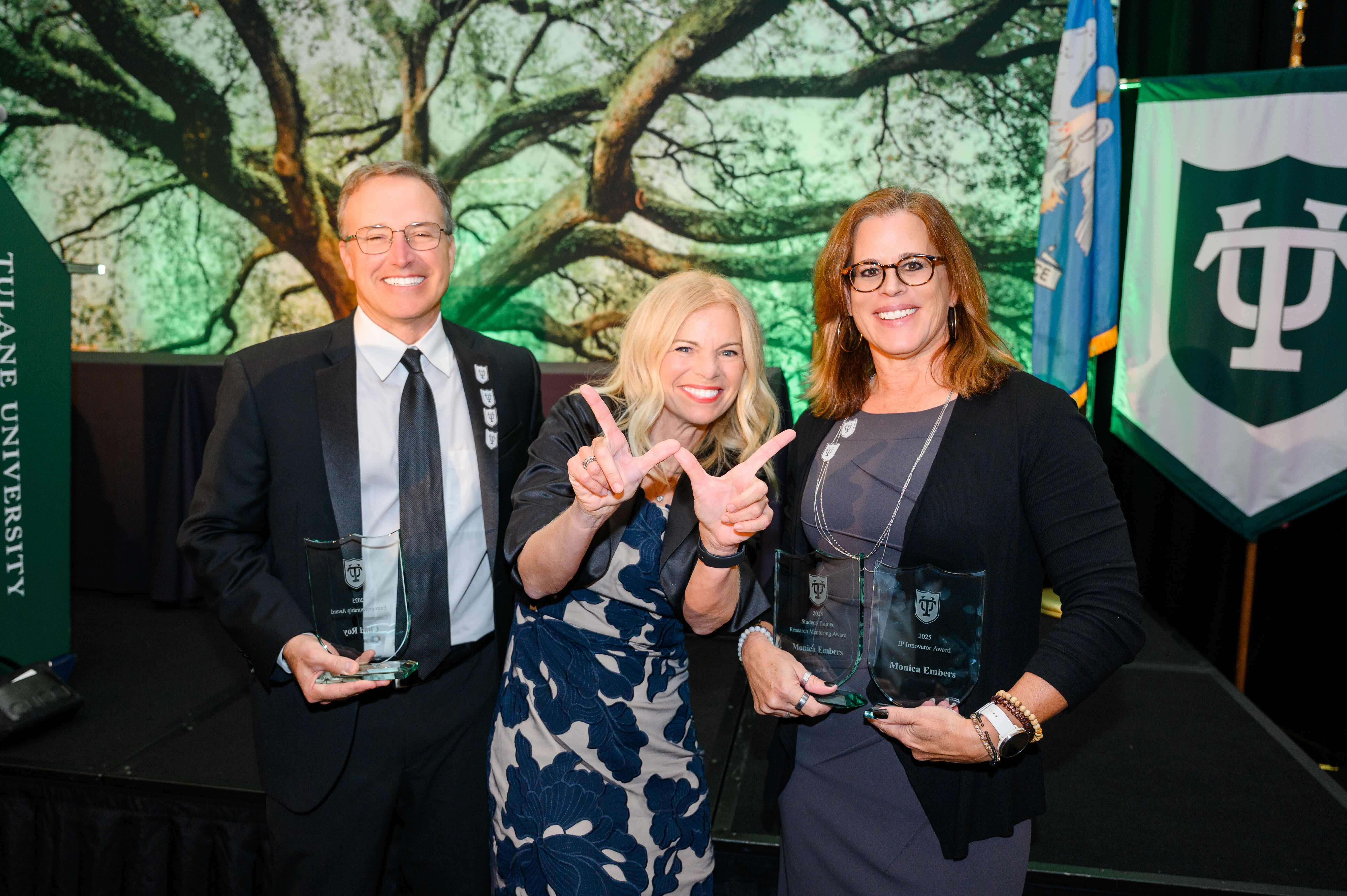 Research Awards, Chad Roy and Monica Embers