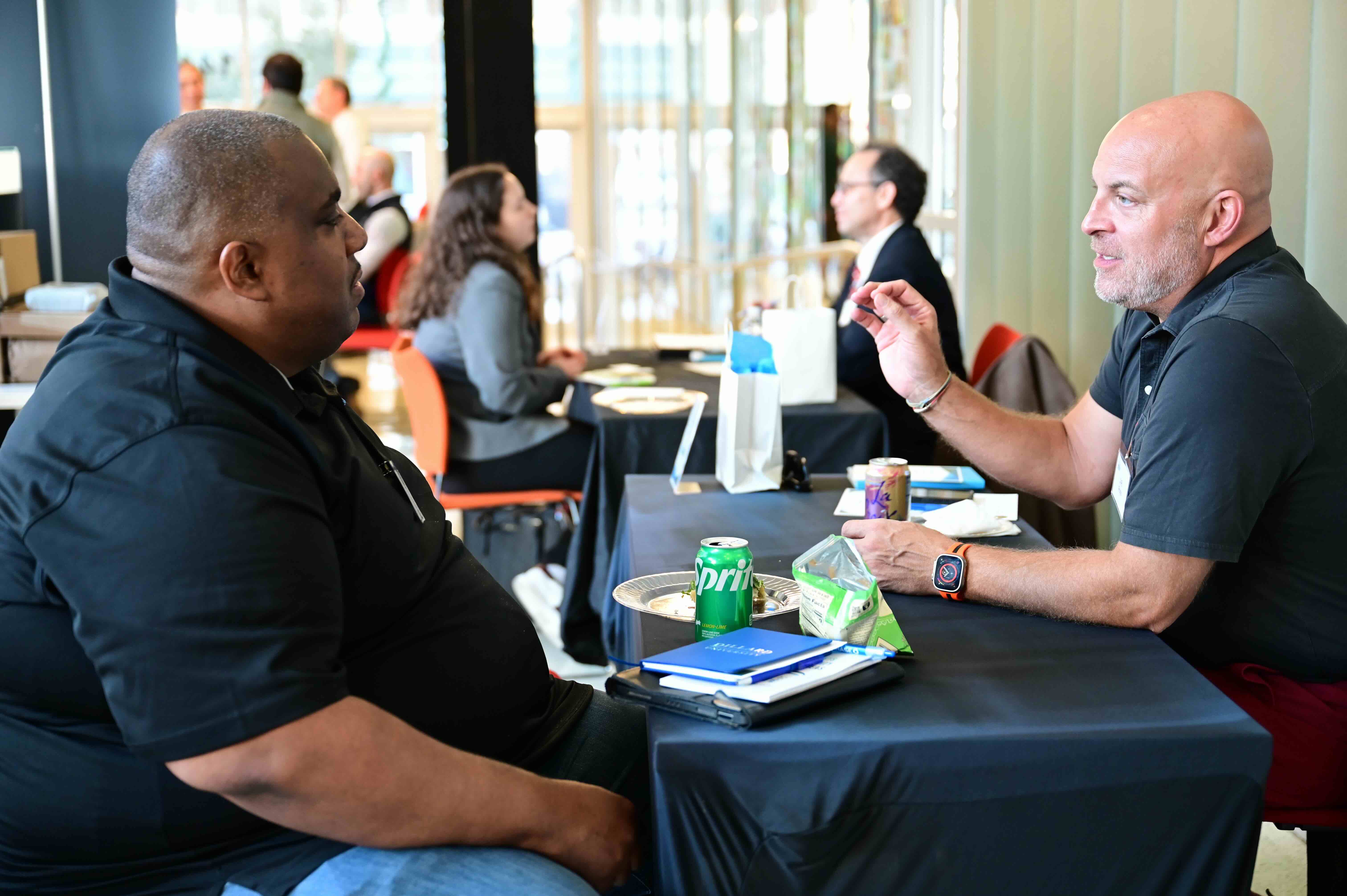 JOEL HOLTON & JOHN ROSS AT SPEED MENTORING